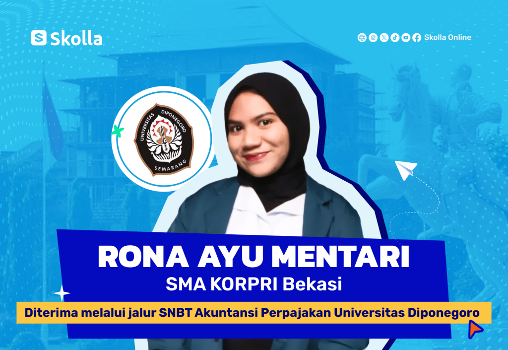 Rona Ayu Mentari Menjadi Alumni Skolla yang Berhasil Lolos Vokasi Universitas Diponegoro