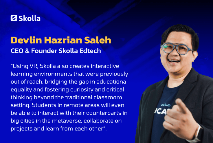 Devlin Hazrian Saleh, CEO & Founder Skolla