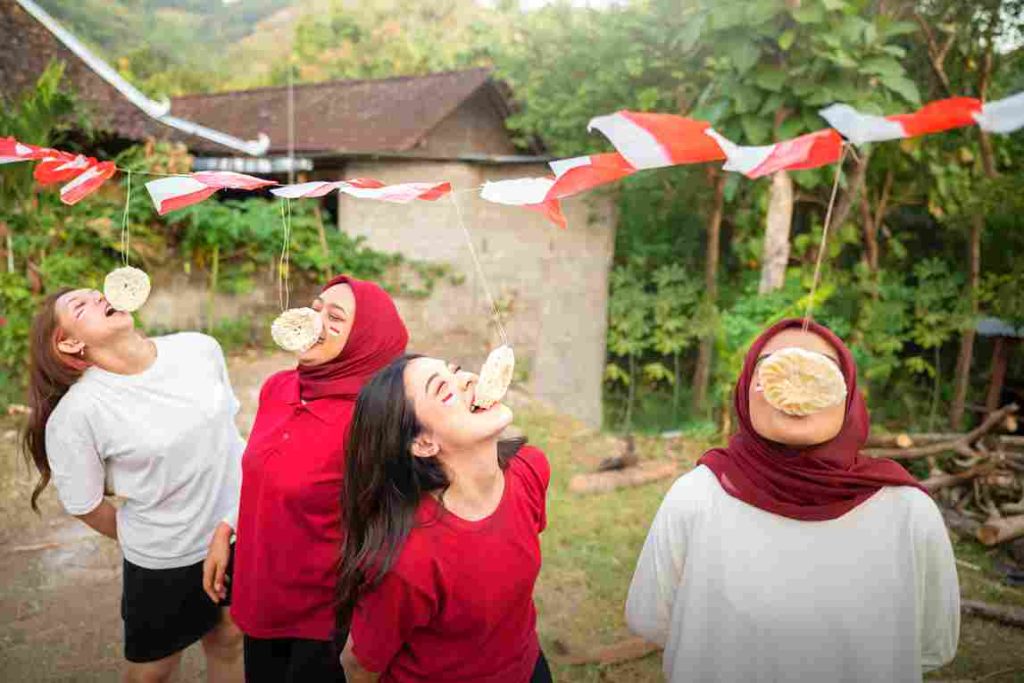 Ilustrasi Ide Lomba Makan Kerupuk 17 Agustus (sumber: Freepik)