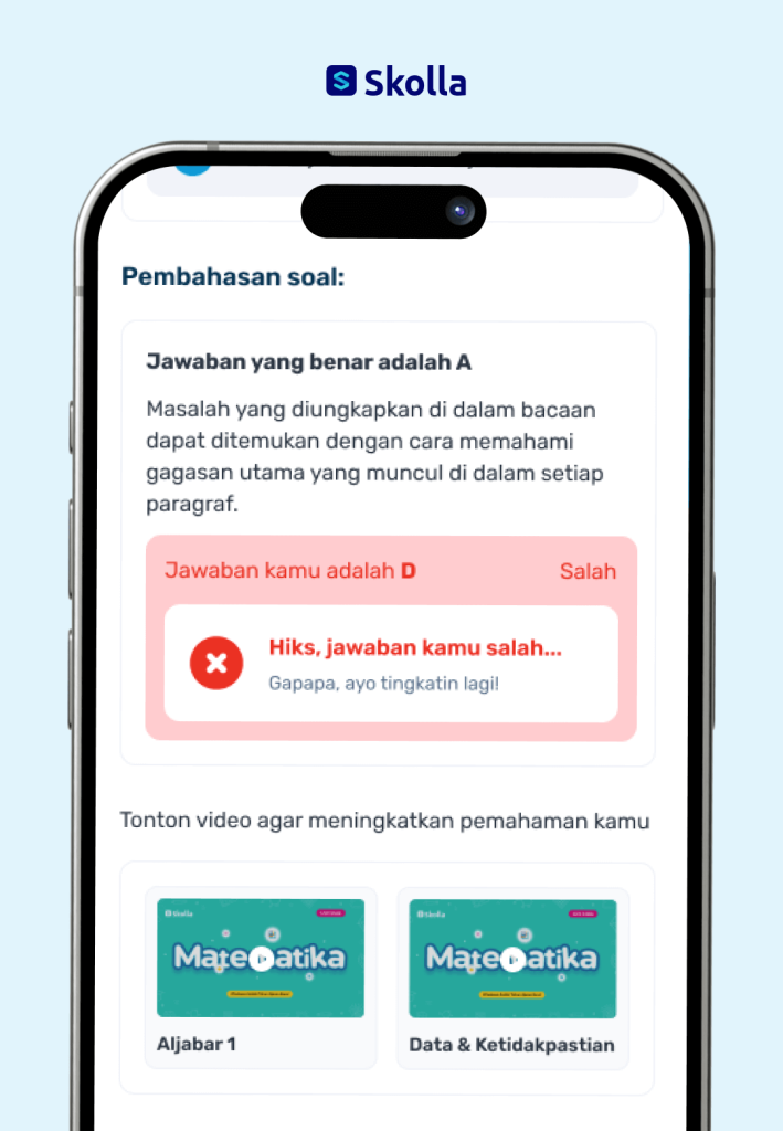 Tryout Online UTBK SNBT di aplikasi Skolla